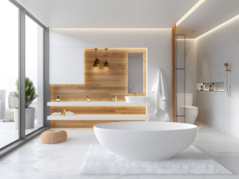 High-End Bathtub Installation